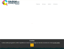 Tablet Screenshot of colegiodoconhecimento.com